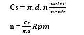 Nilai Kecepatan Putaran Mesin Bubut Rpm Tergantung Dari