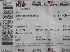 Tiket Kereta Bandara Soekarno Hatta Ke Bni City